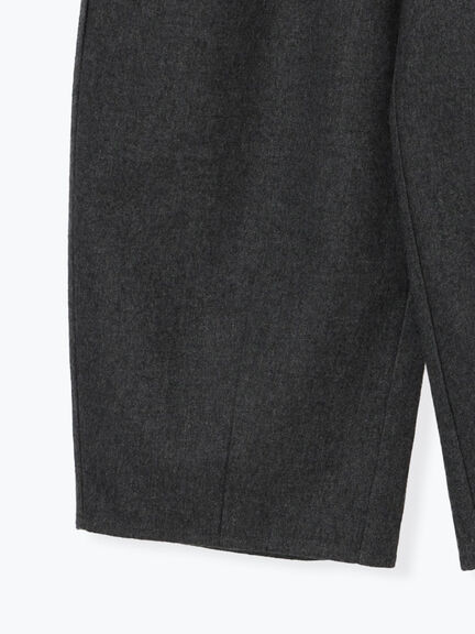 【M/Lサイズ】サイド深タックバレルパンツ（チャコールグレー/ベージュ/カーキ/ブルー）｜Samansa Mos2（サマンサ モスモス）通販