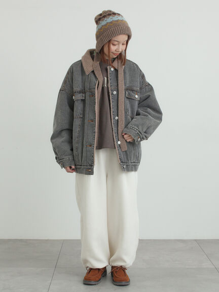 シンプルロゴアソート裏起毛スウェット（グレー/チャコールグレー/ブルー）｜Samansa Mos2（サマンサ モスモス）通販