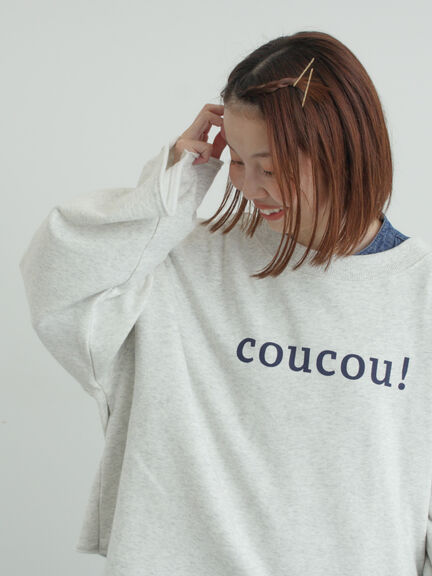 シンプルロゴアソート裏起毛スウェット（グレー/チャコールグレー/ブルー）｜Samansa Mos2（サマンサ モスモス）通販