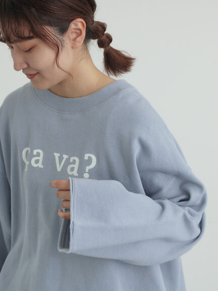 シンプルロゴアソート裏起毛スウェット（グレー/チャコールグレー/ブルー）｜Samansa Mos2（サマンサ モスモス）通販