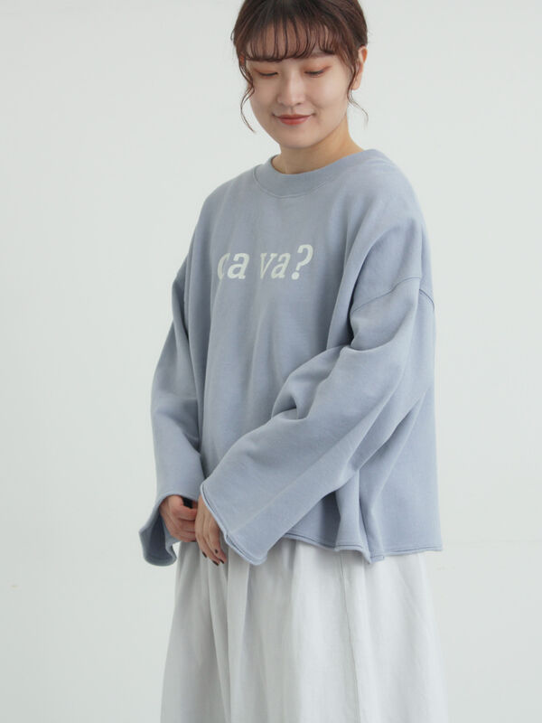 セール】 シンプルロゴアソート裏起毛スウェット（グレー