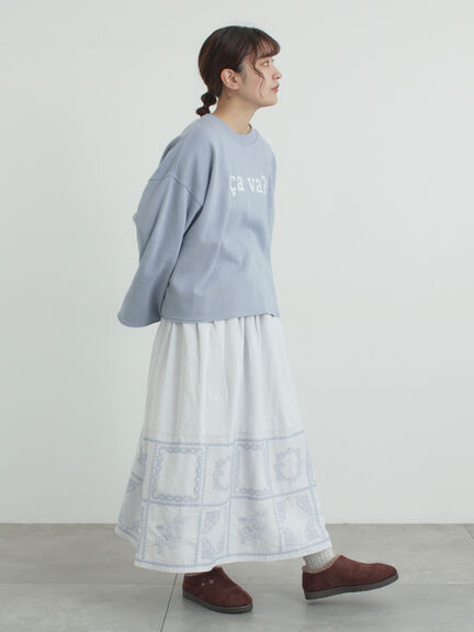 シンプルロゴアソート裏起毛スウェット（グレー/チャコールグレー/ブルー）｜Samansa Mos2（サマンサ モスモス）通販