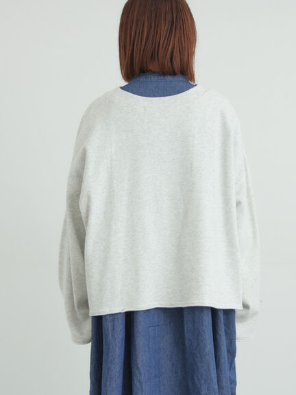 シンプルロゴアソート裏起毛スウェット（グレー/チャコールグレー/ブルー）｜Samansa Mos2（サマンサ モスモス）通販