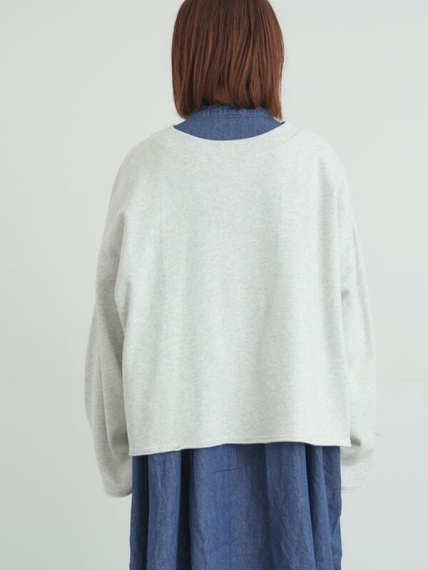 セール】 シンプルロゴアソート裏起毛スウェット（グレー