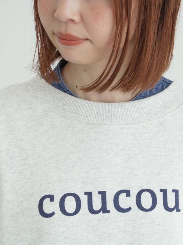 セール】 シンプルロゴアソート裏起毛スウェット（グレー