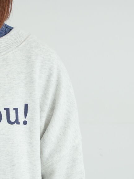 シンプルロゴアソート裏起毛スウェット（グレー/チャコールグレー/ブルー）｜Samansa Mos2（サマンサ モスモス）通販