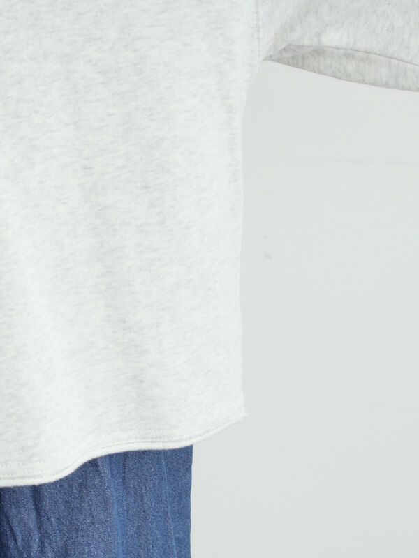 セール】 シンプルロゴアソート裏起毛スウェット（グレー