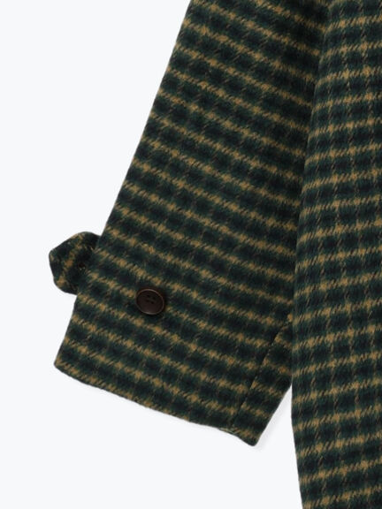 シャギーチェックコート（チャコールグレー/ベージュ/グリーン）｜Samansa Mos2（サマンサ モスモス）通販