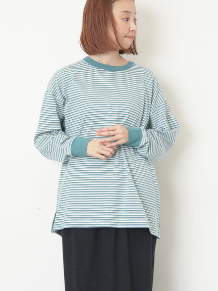 天竺ベーシックロンT（オフホワイト/グレー/ブラック/グリーン）｜Samansa Mos2（サマンサ モスモス）通販