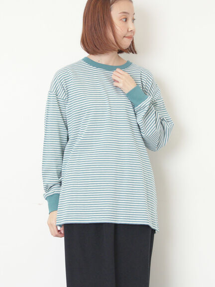 天竺ベーシックロンT（オフホワイト/グレー/ブラック/グリーン）｜Samansa Mos2（サマンサ モスモス）通販