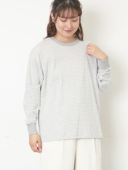 天竺ベーシックロンT（オフホワイト/グレー/ブラック/グリーン）｜Samansa Mos2（サマンサ モスモス）通販