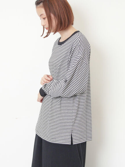 天竺ベーシックロンT（オフホワイト/グレー/ブラック/グリーン）｜Samansa Mos2（サマンサ モスモス）通販