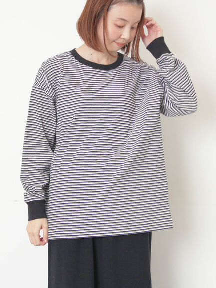 天竺ベーシックロンT（オフホワイト/グレー/ブラック/グリーン）｜Samansa Mos2（サマンサ モスモス）通販