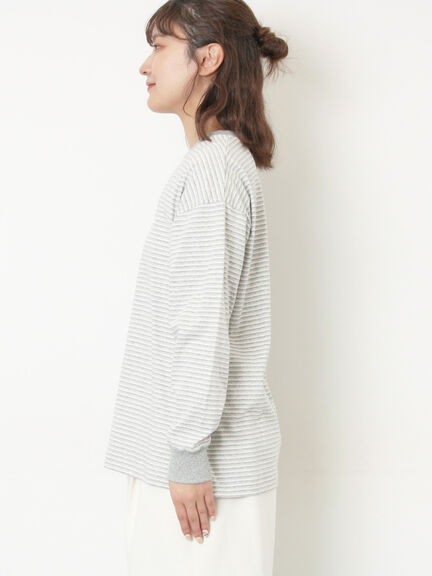 天竺ベーシックロンT（オフホワイト/グレー/ブラック/グリーン）｜Samansa Mos2（サマンサ モスモス）通販