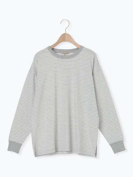 天竺ベーシックロンT（オフホワイト/グレー/ブラック/グリーン）｜Samansa Mos2（サマンサ モスモス）通販