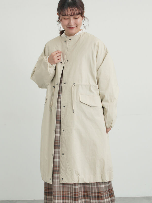 美品✨萌　MOYURU リネン　ロングコート　羽織　洗える　ホワイト 美品✨萌 MOYURU リネン ロングコート 羽織 洗える ホワイト - メルカリ