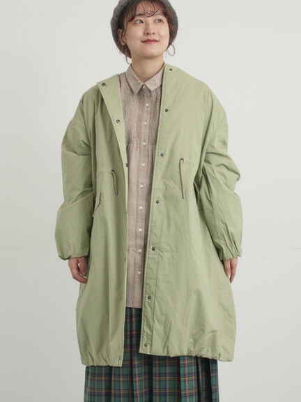 中綿ロングコート（チャコールグレー/ベージュ/カーキ）｜Samansa Mos2（サマンサ モスモス）通販