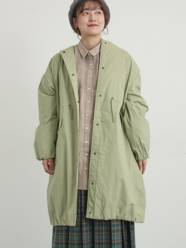 セール】 中綿ロングコート（チャコールグレー/ベージュ/カーキ