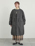 中綿ロングコート（チャコールグレー/ベージュ/カーキ）｜Samansa Mos2（サマンサ モスモス）通販