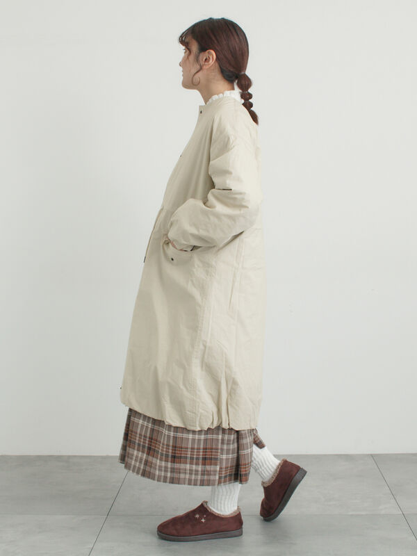 セール】 中綿ロングコート（チャコールグレー/ベージュ/カーキ