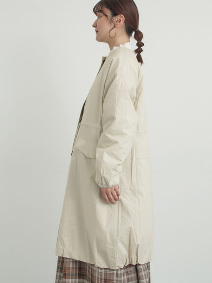 中綿ロングコート（チャコールグレー/ベージュ/カーキ）｜Samansa Mos2（サマンサ モスモス）通販