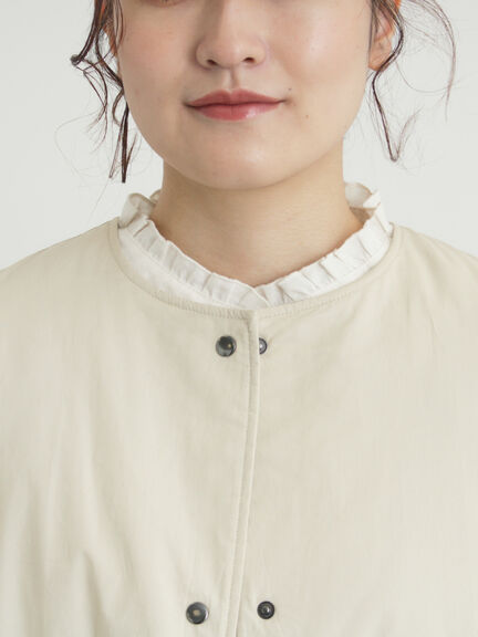 中綿ロングコート（チャコールグレー/ベージュ/カーキ）｜Samansa Mos2（サマンサ モスモス）通販