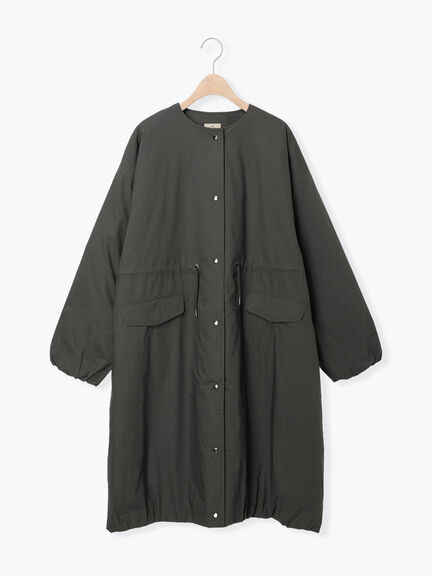 中綿ロングコート（チャコールグレー/ベージュ/カーキ）｜Samansa Mos2（サマンサ モスモス）通販