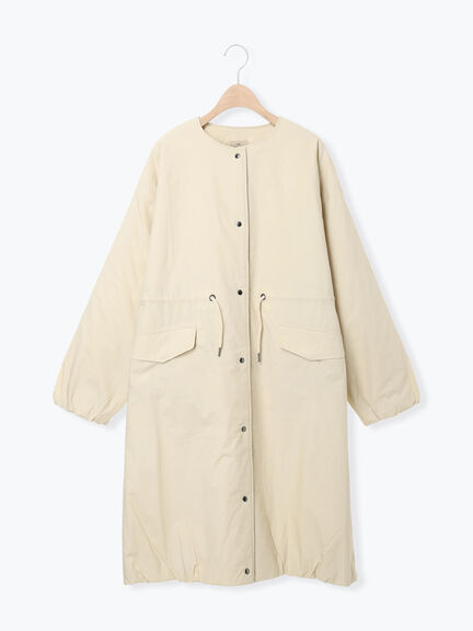 中綿ロングコート（チャコールグレー/ベージュ/カーキ）｜Samansa Mos2（サマンサ モスモス）通販