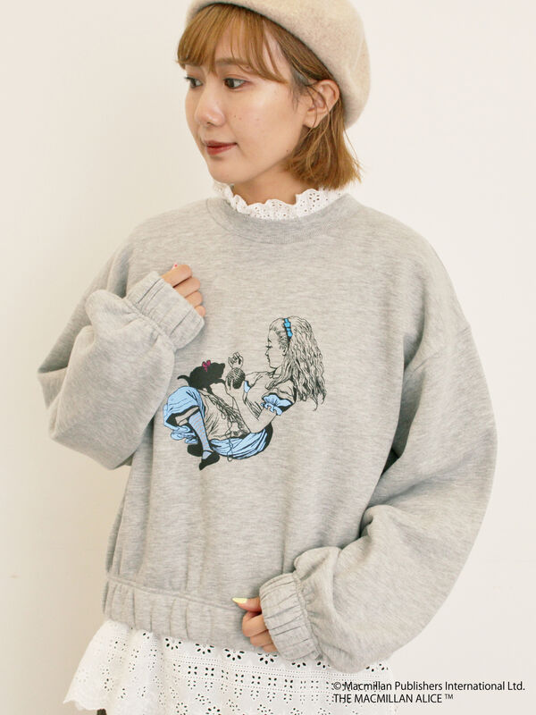 【Alice×Samansa Mos2】裏起毛スウェット（グレー）｜Samansa Mos2（サマンサ モスモス）通販
