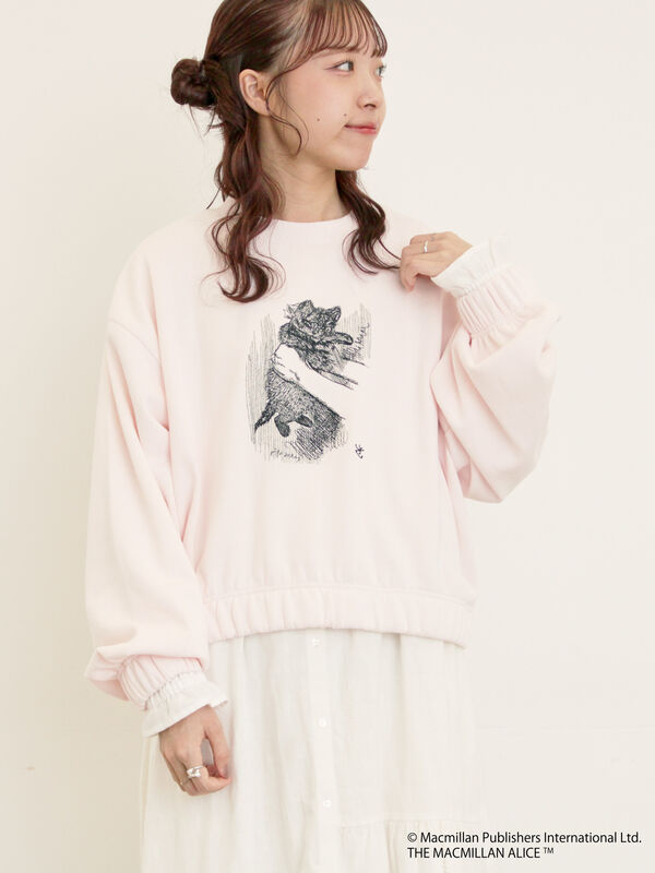 【Alice×Samansa Mos2】裏起毛スウェット（ピンク）｜Samansa Mos2（サマンサ モスモス）通販