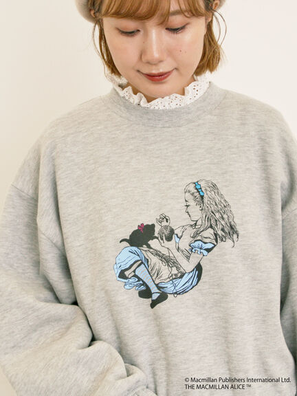 【Alice×Samansa Mos2】裏起毛スウェット（オフホワイト/グレー/ピンク）｜Samansa Mos2（サマンサ モスモス）通販