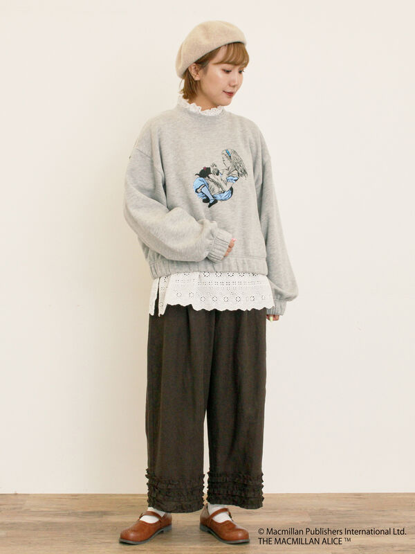 セール】 【Alice×Samansa Mos2】裏起毛スウェット（オフホワイト