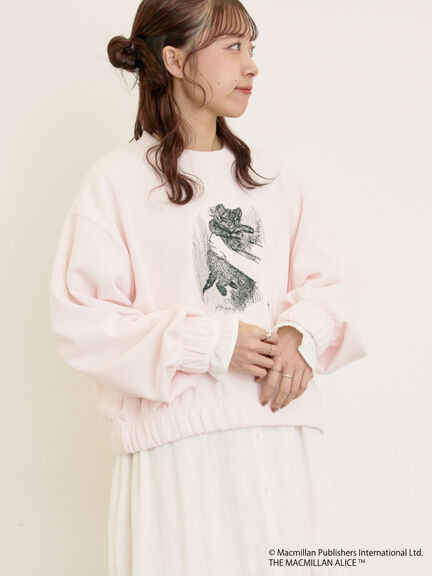 【Alice×Samansa Mos2】裏起毛スウェット（オフホワイト/グレー/ピンク）｜Samansa Mos2（サマンサ モスモス）通販