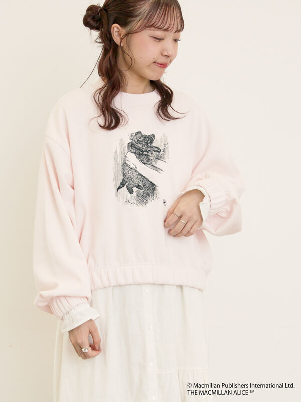 Alice×Samansa Mos2】裏起毛スウェット（オフホワイト/グレー/ピンク