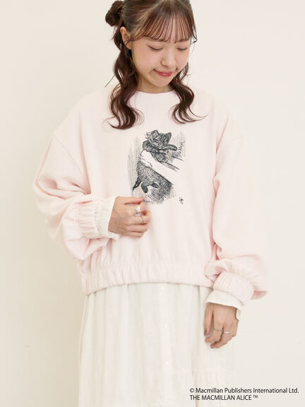 【Alice×Samansa Mos2】裏起毛スウェット（オフホワイト/グレー/ピンク）｜Samansa Mos2（サマンサ モスモス）通販