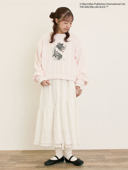 【Alice×Samansa Mos2】裏起毛スウェット（オフホワイト/グレー/ピンク）｜Samansa Mos2（サマンサ モスモス）通販