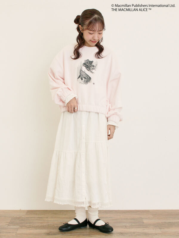 セール】 【Alice×Samansa Mos2】裏起毛スウェット（オフホワイト