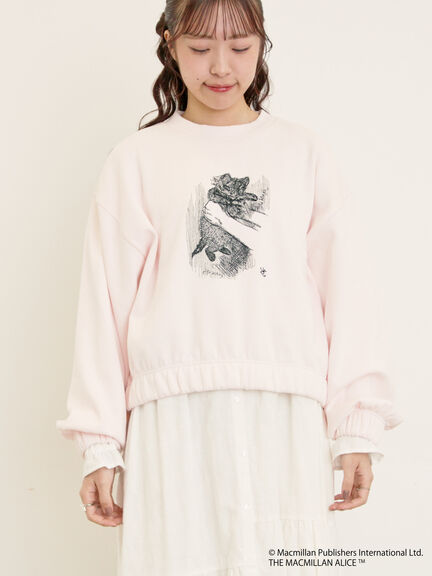 【Alice×Samansa Mos2】裏起毛スウェット（オフホワイト/グレー/ピンク）｜Samansa Mos2（サマンサ モスモス）通販