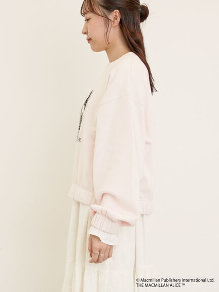 【Alice×Samansa Mos2】裏起毛スウェット（オフホワイト/グレー/ピンク）｜Samansa Mos2（サマンサ モスモス）通販