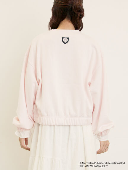 【Alice×Samansa Mos2】裏起毛スウェット（オフホワイト/グレー/ピンク）｜Samansa Mos2（サマンサ モスモス）通販