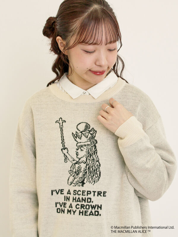 【Alice×Samansa Mos2】ジャカードニット（キナリ）｜Samansa Mos2（サマンサ モスモス）通販