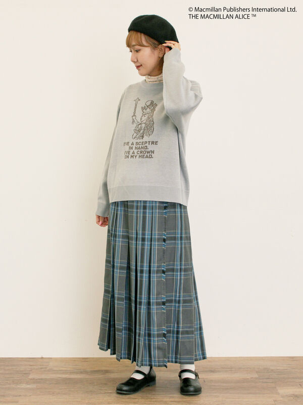 ジャーマンさん専用⚠️ セール】 【Alice×Samansa Mos2】ジャカードニット（サックスブルー