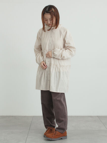 柄アソートティアードフリルチュニック（オフホワイト/ブラック/ピンク/ベージュ）｜Samansa Mos2（サマンサ モスモス）通販