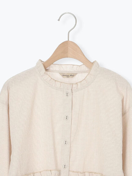 柄アソートティアードフリルチュニック（オフホワイト/ブラック/ピンク/ベージュ）｜Samansa Mos2（サマンサ モスモス）通販