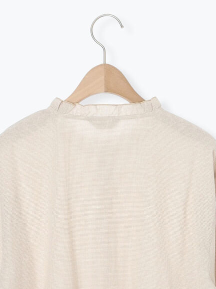 柄アソートティアードフリルチュニック（オフホワイト/ブラック/ピンク/ベージュ）｜Samansa Mos2（サマンサ モスモス）通販