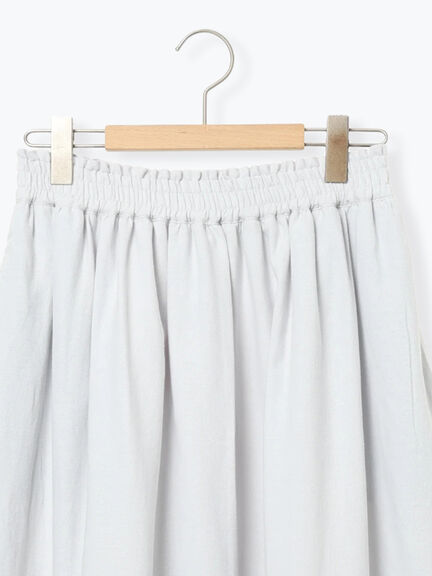 裾モチーフ刺繍ギャザースカート（オフホワイト/ブラック/ブルー）｜Samansa Mos2（サマンサ モスモス）通販