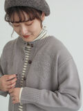 ◎刺繍カーディガン（グレー）｜Samansa Mos2（サマンサ モスモス）通販