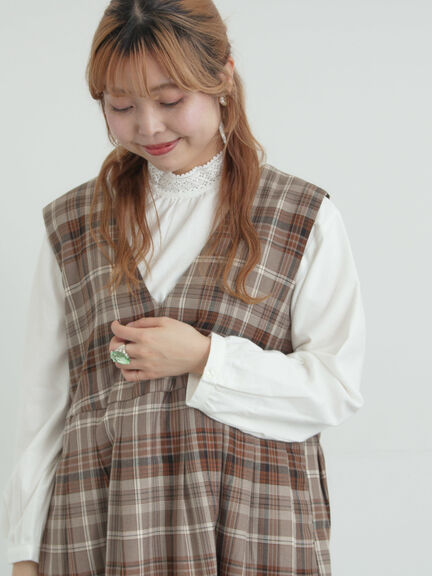 ◎ジャンパースカート（グレー/ブラック/ベージュ/ブラウン）｜Samansa Mos2（サマンサ モスモス）通販