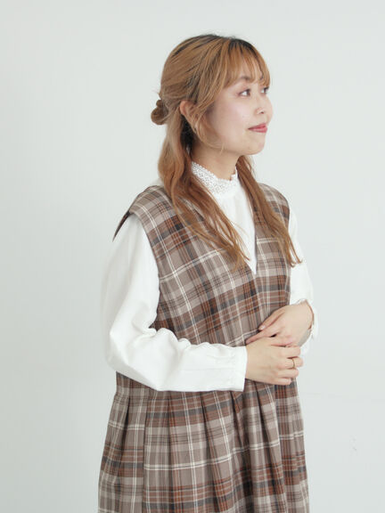 ◎ジャンパースカート（グレー/ブラック/ベージュ/ブラウン）｜Samansa Mos2（サマンサ モスモス）通販