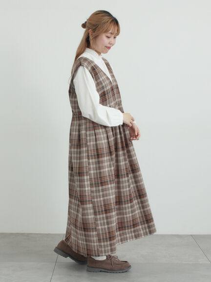 ◎ジャンパースカート（グレー/ブラック/ベージュ/ブラウン）｜Samansa Mos2（サマンサ モスモス）通販